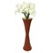 Decorative Modern Bamboo Display Floor Vase Hourglass Shape, 27 Inch